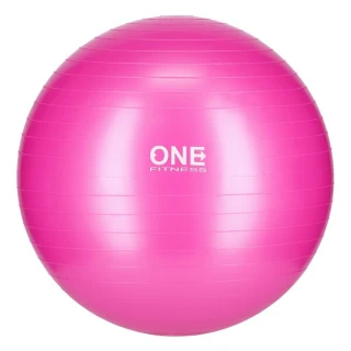 Gymnastický míč ONE Fitness Gym Ball 10 růžový, 55 cm