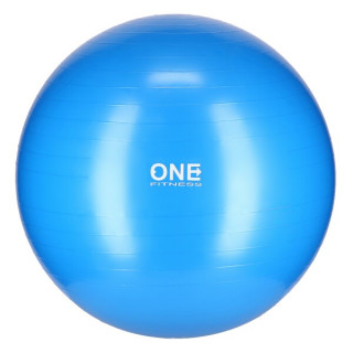 Gymnastický míč ONE Fitness Gym Ball 10 modrý, 75 cm