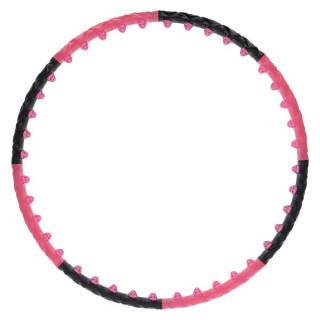 Hula hoop obruč HMS HHP024 růžovo-černá, 110 cm