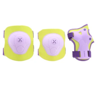 Souprava chráníčů NILS Extreme H704 žluto-fialová