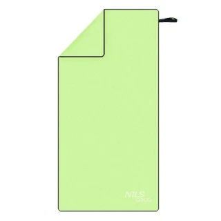 Ručník z mikrovlákna NILS aqua NAR11 zelený/černý