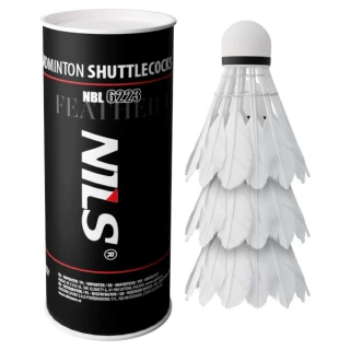 Badmintonové míčky z peří NILS NBL6223 s LED 3 ks