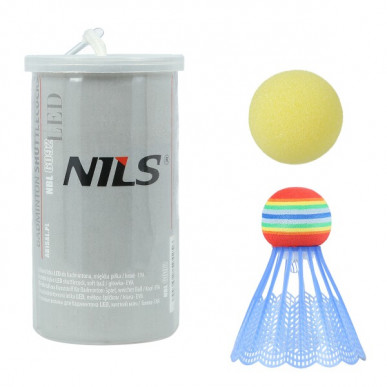 Badmintonový a pěnový míček NILS NBL6092