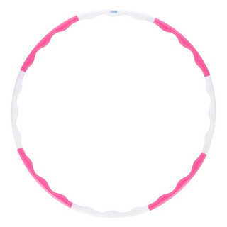 Hula hoop obruč ONE Fitness HHP090 růžovo-bílá 90 cm