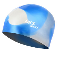 Silikonová čepice NILS Aqua multicolor MX21