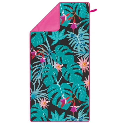 Ručník z mikrovlákna NILS Camp NCR14 listy