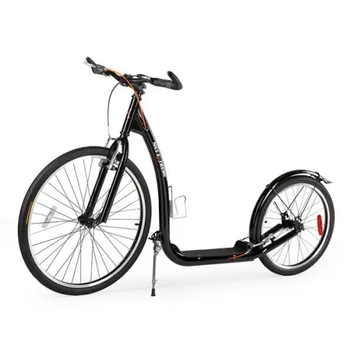 Koloběžka NILS Extreme WHS261 černá s pumpovanými koly 26/20"