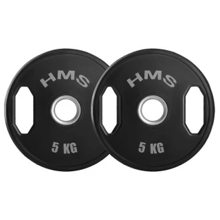 Sada pogumovaných olympijských kotoučů HMS TOG05 2 x 5 kg