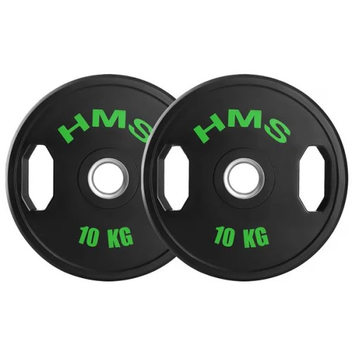 Sada pogumovaných olympijských kotoučů HMS TOG10 2 x 10 kg
