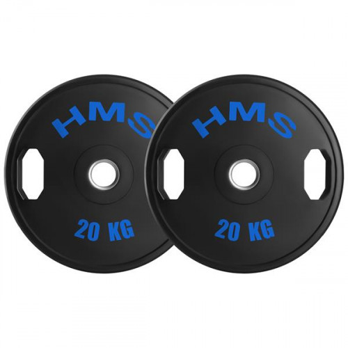 Sada pogumovaných olympijských kotoučů HMS TOG20 2 x 20 kg