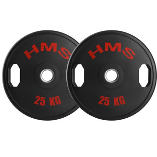Sada pogumovaných olympijských kotoučů HMS TOG25 2 x 25 kg