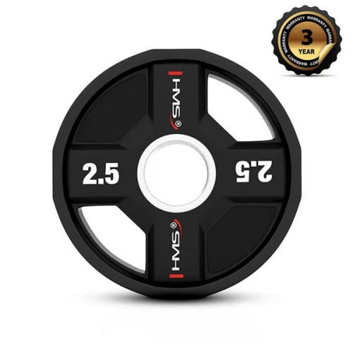 Olympijský polyuretanový kotouč HMS TPC02 2,5 kg