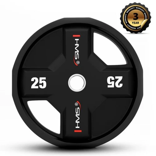 Olympijský polyuretanový kotouč HMS TPC25 25 kg