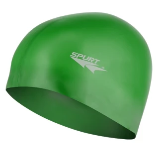 JEDNOBAREVNÁ SILIKONOVÁ ČEPICE SPURT-TMAVĚZELENÁ SH74
