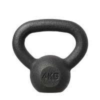 Litinový kettlebell HMS KZG04 4 kg, černý