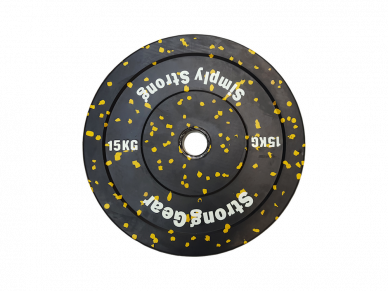 Hi Temp bumper plate gumový 15kg – 50mm