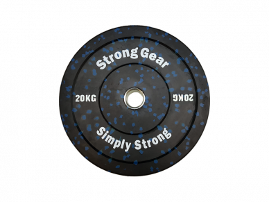 Hi Temp bumper plate gumový 20kg – 50mm