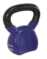 Kettlebell litinový ve vinylu TUNTURI 4 kg fialový