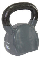 Kettlebell litinový ve vinylu TUNTURI 14 kg šedý