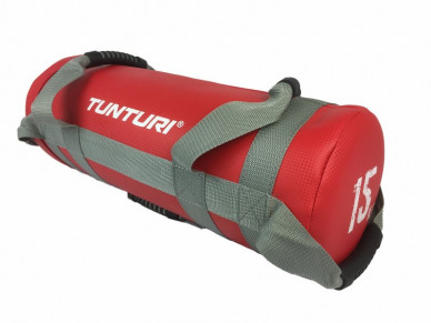 Posilovací vak 15 kg TUNTURI Strengthbag červený