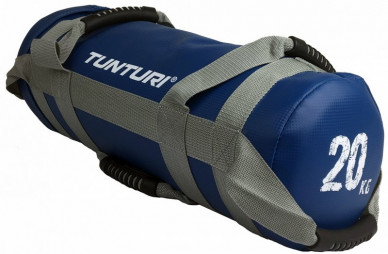 Posilovací vak 20 kg TUNTURI Strengthbag modrý