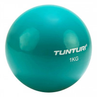 Joga míč Toningbal 1 kg TUNTURI tyrkysový