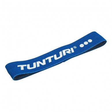 Odporová guma textilní TUNTURI Resistance Band - těžká modrá