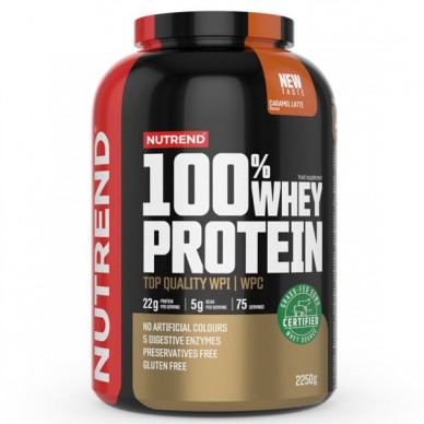 100% Whey Protein 2,25kg karamelové latté