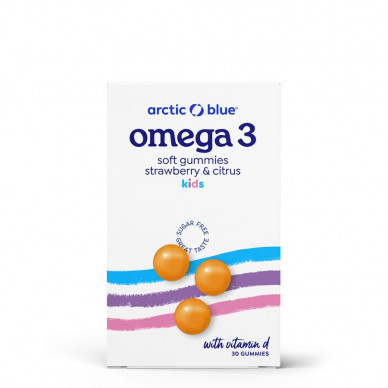 Kids Omega 3 30 gummies (250mg DHA, 70mg EPA and Vitamin D 200IU)