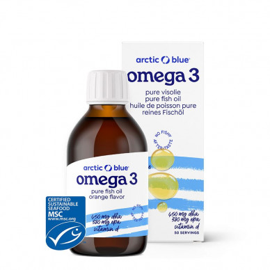 Omega 3 250ml (450mg DHA, 380mg EPA and Vitamin D 400IU)