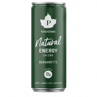 Natural Energy Drink 330ml bergamot (bergamotti)