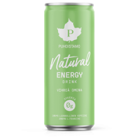 Natural Energy Drink 330ml green apple (Energetický nápoj - zelené jablko)