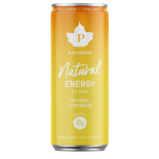 Natural Energy Drink 330ml orange (Energetický nápoj -  pomeranč)