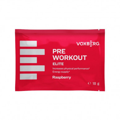 Pre-Workout Elite 18g malina