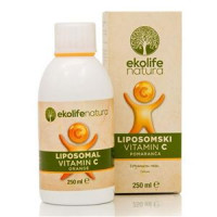 LiEkolife Natura posomal Vitamin C 500 mg 250 ml pomeranč (Lipozomální vitamín C)